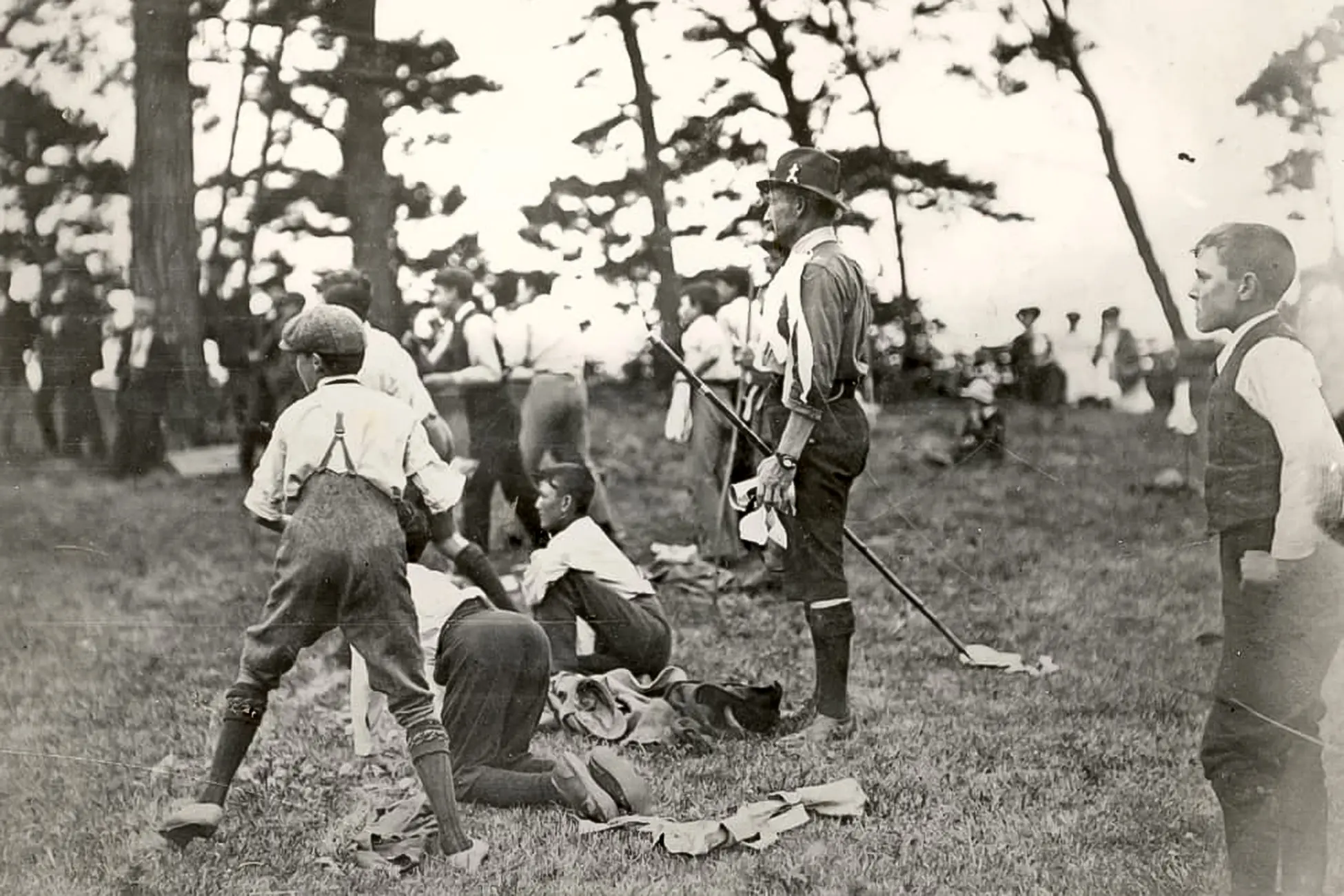 The first Scout camp